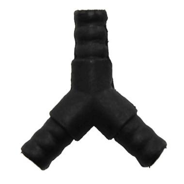 Raccordo Tubo Acqua 3 Vie Nero per Tubo mm.10 | Rossi Rosa