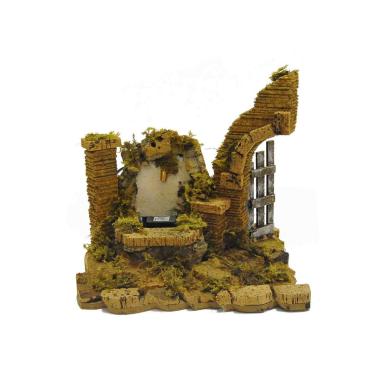 Fontana Elettrica con Arco Romano cm.24x21xH23,5 | Rossi Rosa