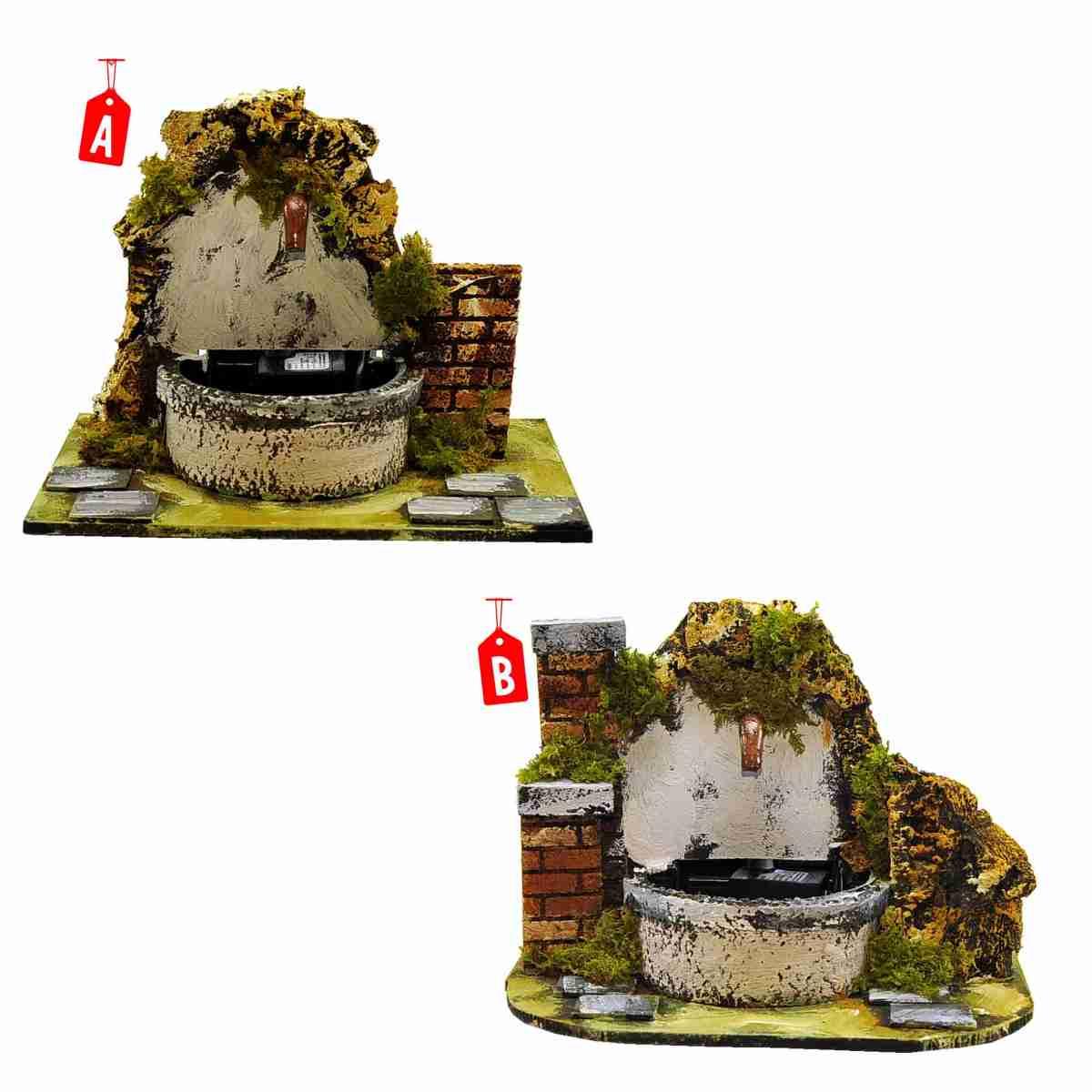 Fontana Elettrica Tonda cm.20x13,5x19 2 Modelli | Rossi Rosa