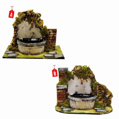 Fontana Elettrica Tonda cm.20x13,5x19 2 Modelli | Rossi Rosa