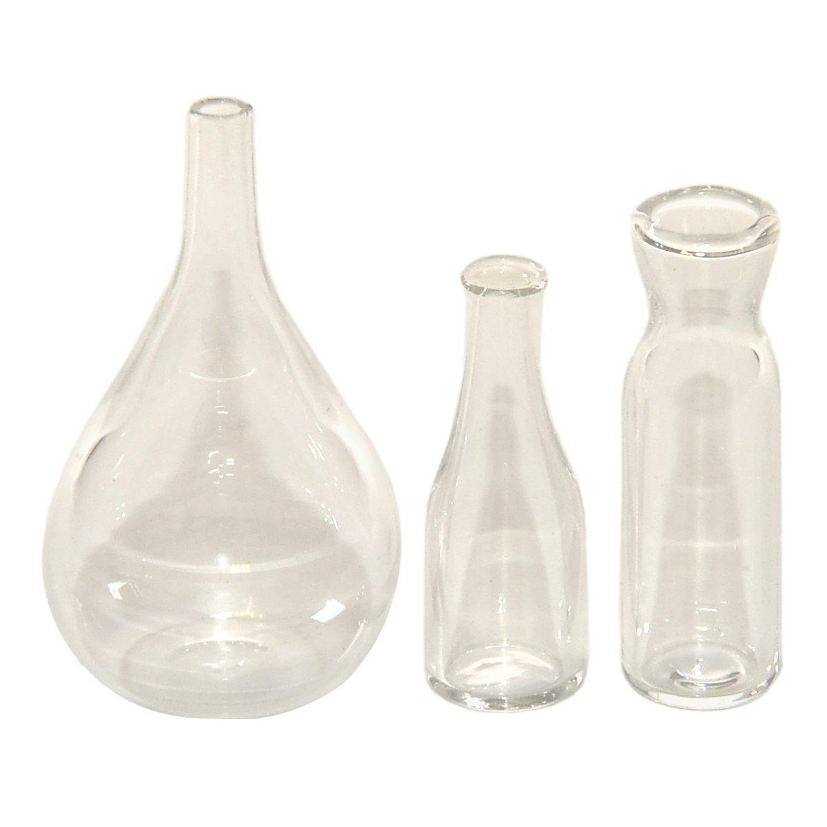 Fiasco Bottiglia Quartino Vetro Set pz.3 | Rossi Rosa