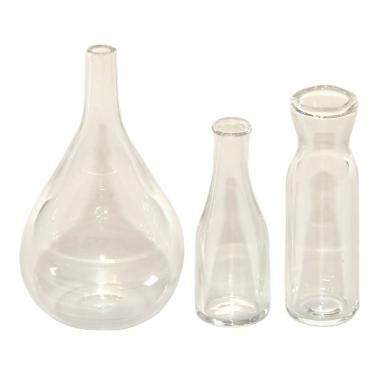 Fiasco Bottiglia Quartino Vetro Set pz.3 | Rossi Rosa