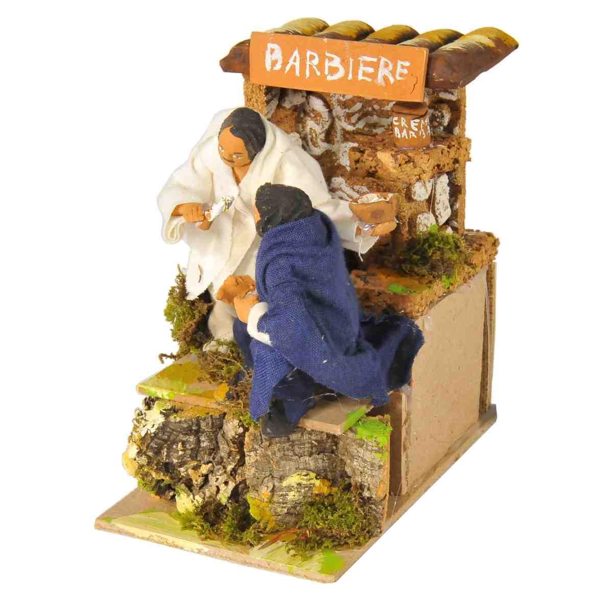 Statua con Movimento - Barbiere cm.8 | Rossi Rosa