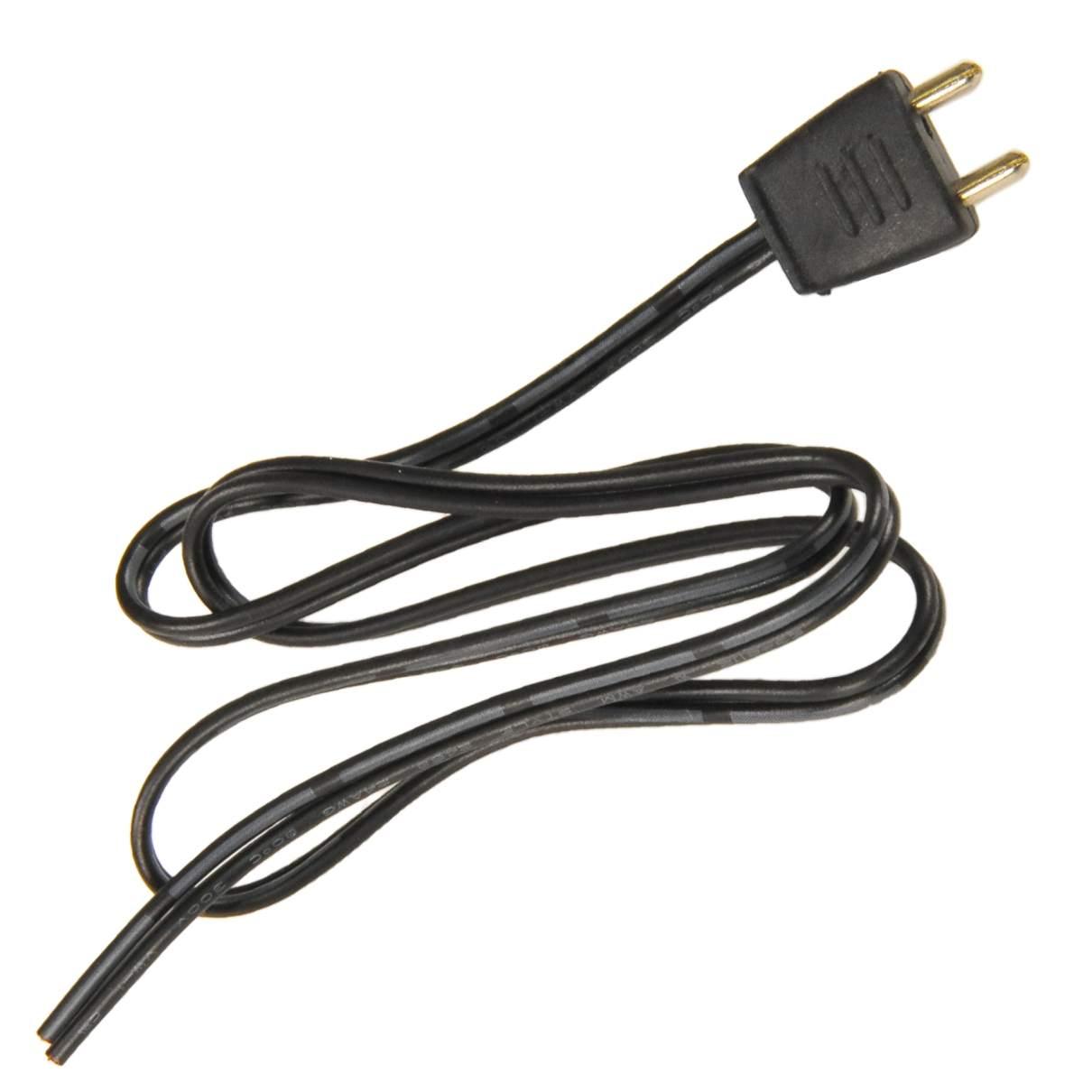 Spina Nera con Cavo per Mini Ciabatta 3,5-4,5V | Rossi Rosa