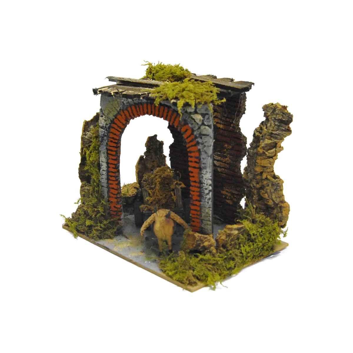 Arco con Carro e Bue cm.20x14xH18 | M2 Store