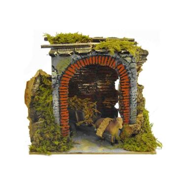 Arco con Carro e Bue cm.20x14xH18 | M2 Store