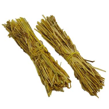 Paglia in Fascina cm.15x4 Set pz.2 | Rossi Rosa