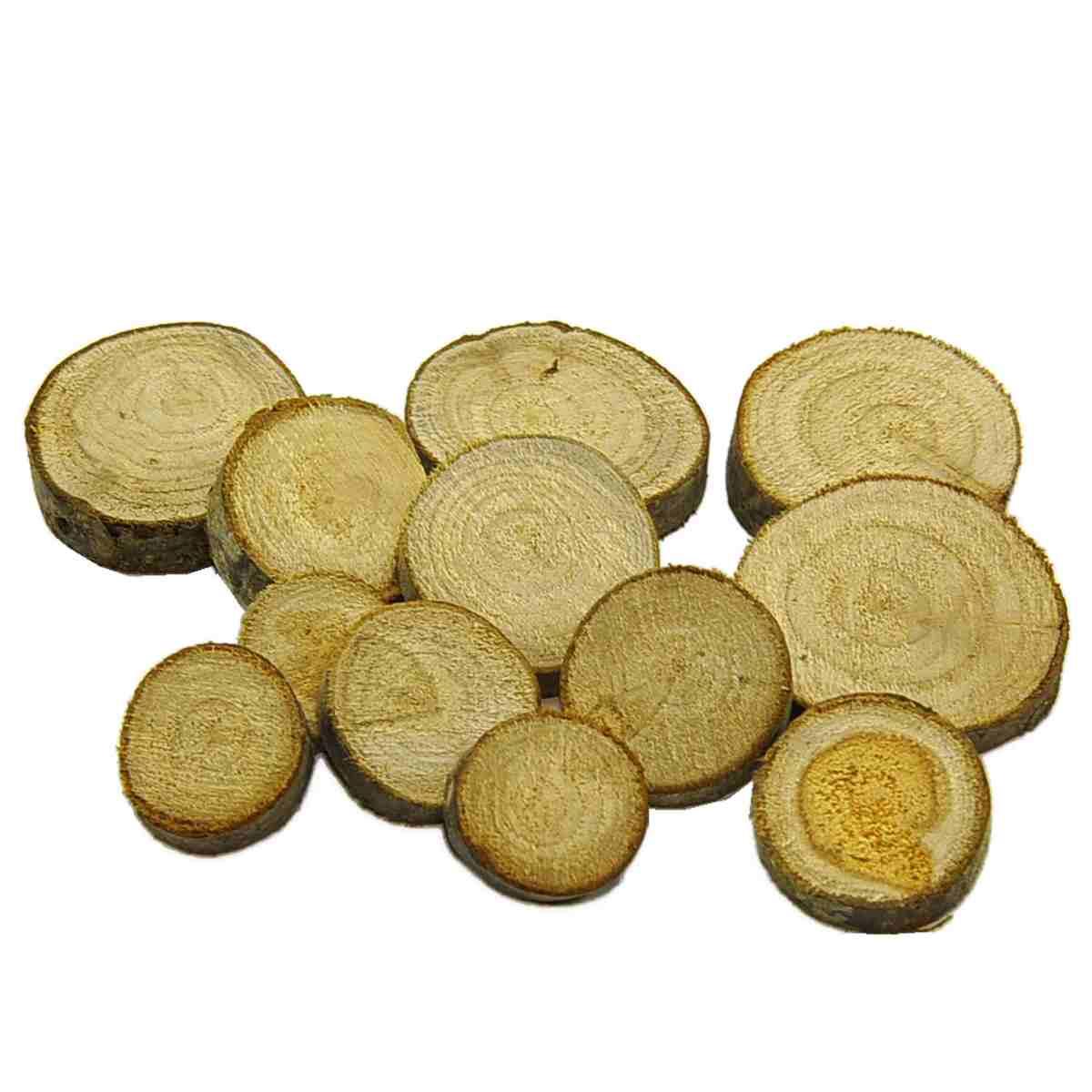 Rondelle Legno cm.3/6 Set pz.12 | Rossi Rosa