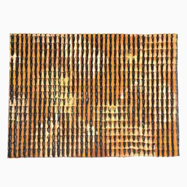 Pannello Tegole Medie Marrone/Nero Anticate 33x24 | Rossi Rosa