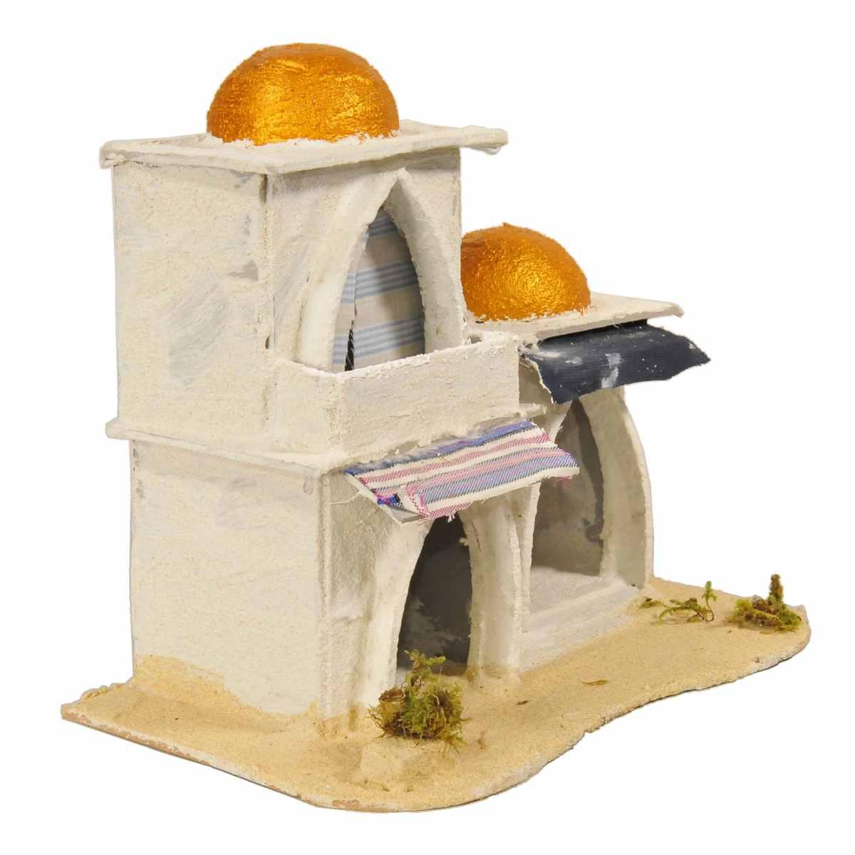 Minareto Arabo con Cupole e Archi cm.23x15x22 | Rossi Rosa