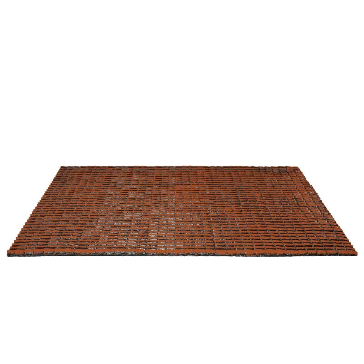 Pannello Tegole Piccole Marroni/Nero 50x1x35 | Rossi Rosa