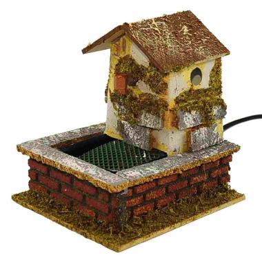 Fontana Elettrica cm.10x13x13 | Rossi Rosa