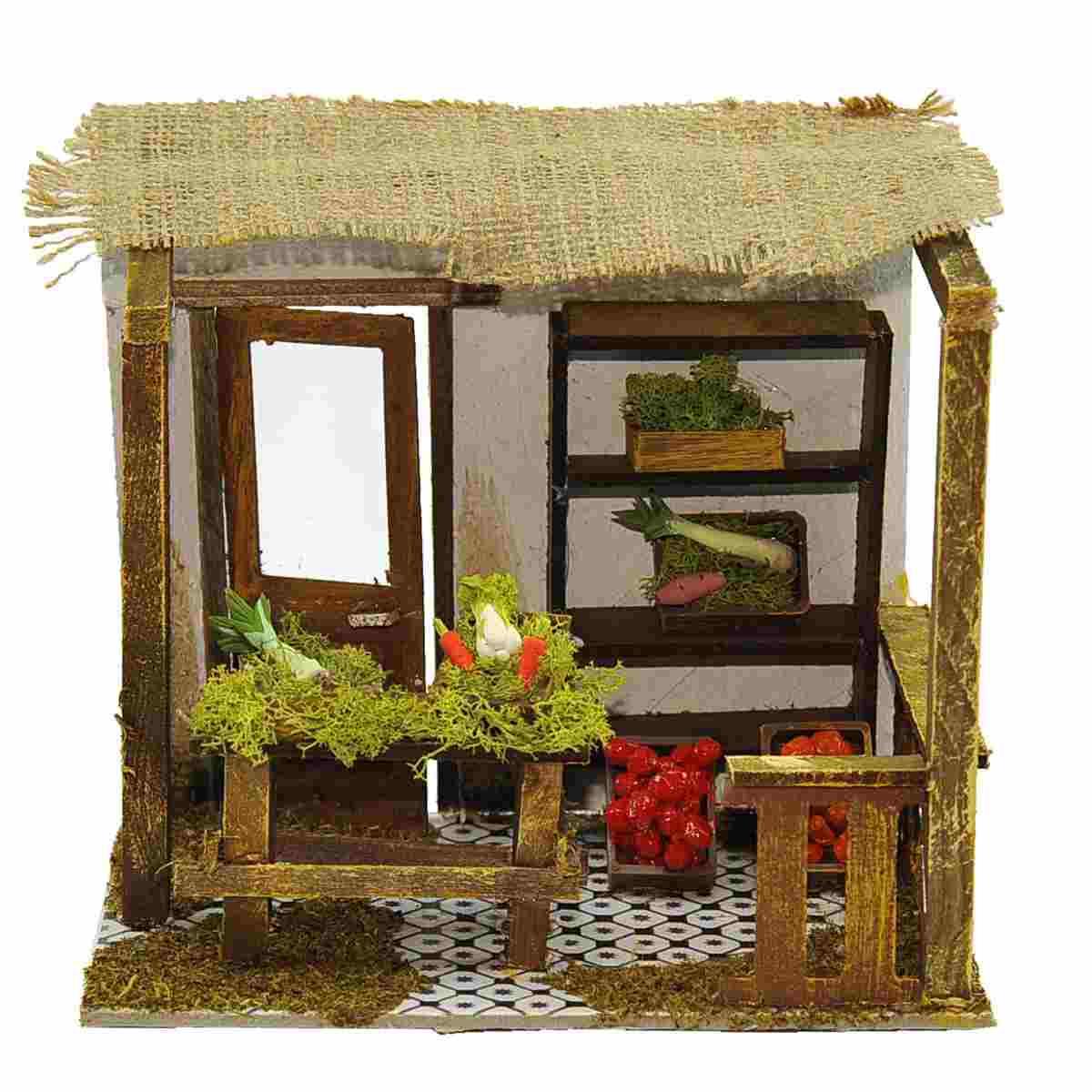 Bottega Fruttivendolo cm.20x14x18 | Rossi Rosa