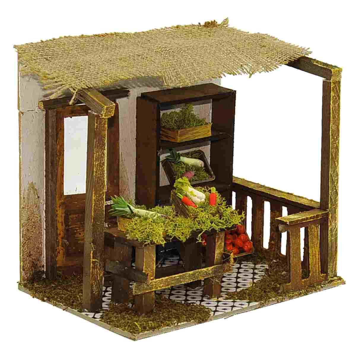 Bottega Fruttivendolo cm.20x14x18 | Rossi Rosa