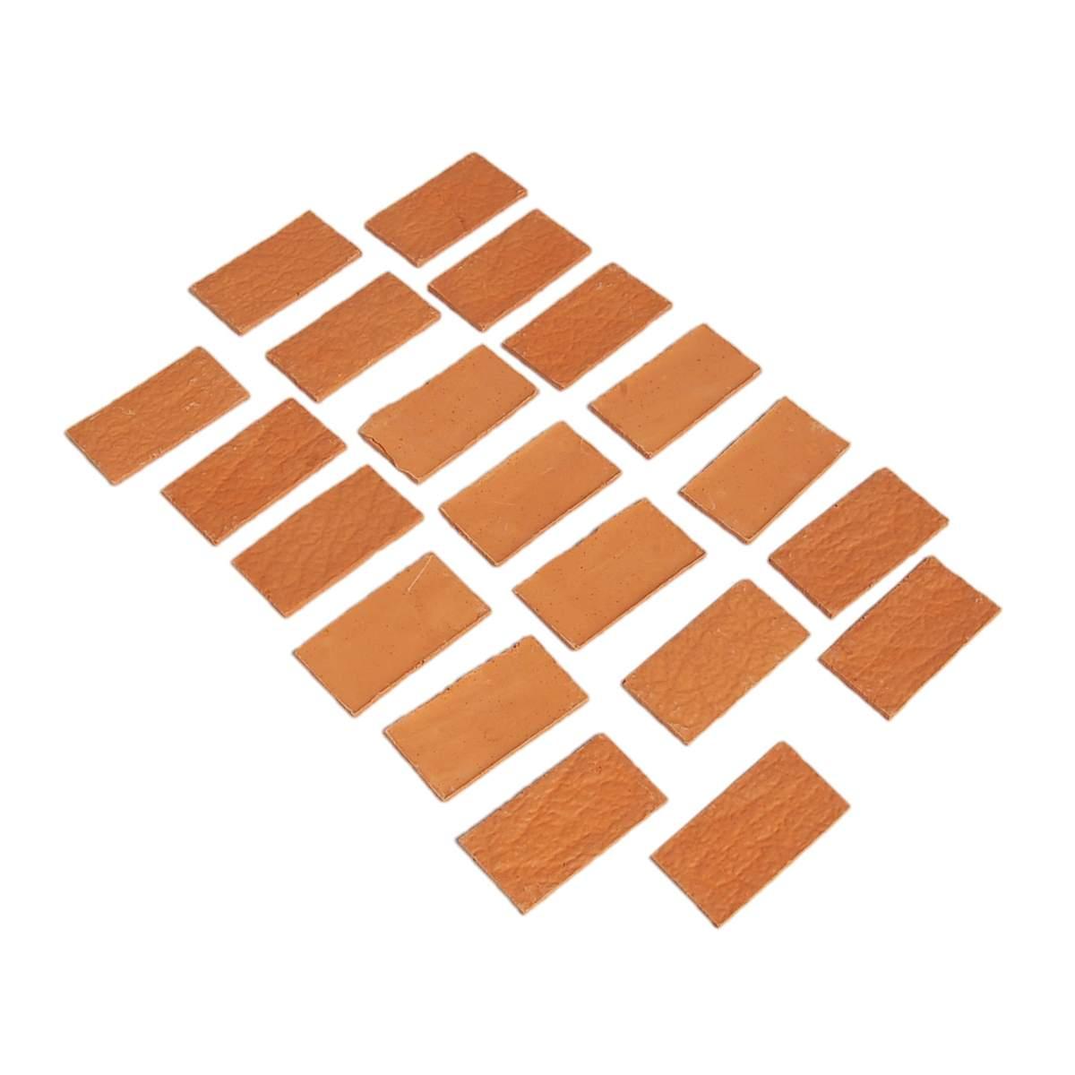 Piastrella Terracotta mm.18x2x35 pz.20 | Rossi Rosa