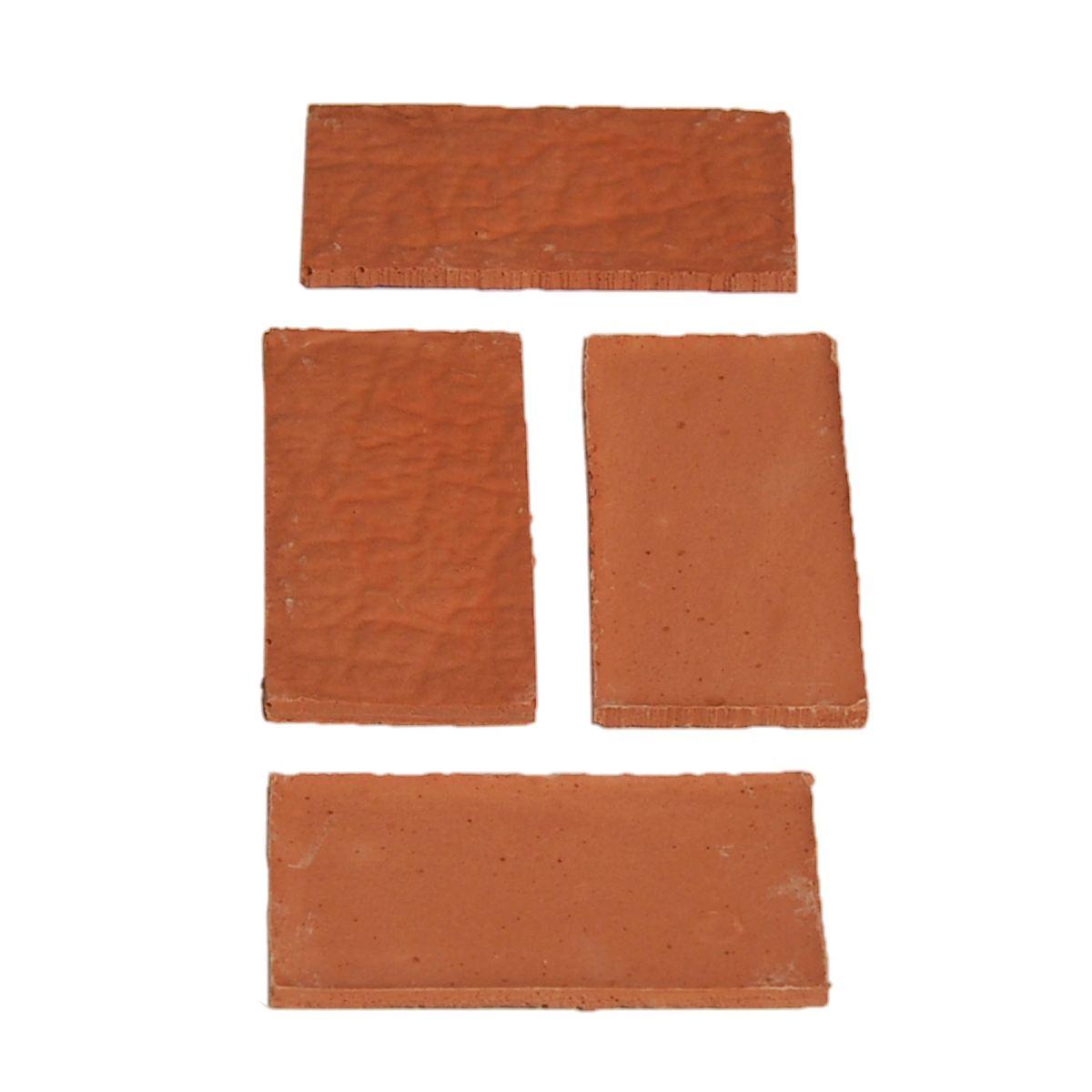 Piastrella Terracotta mm.18x2x35 pz.20 | Rossi Rosa
