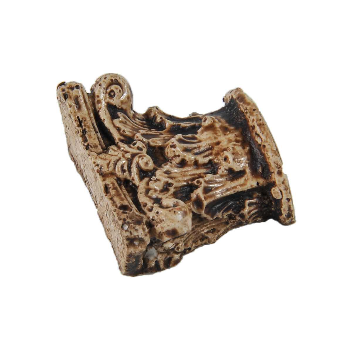 Capitello Corinzio Mezzo mm.35x15x30 in Resina | Rossi Rosa