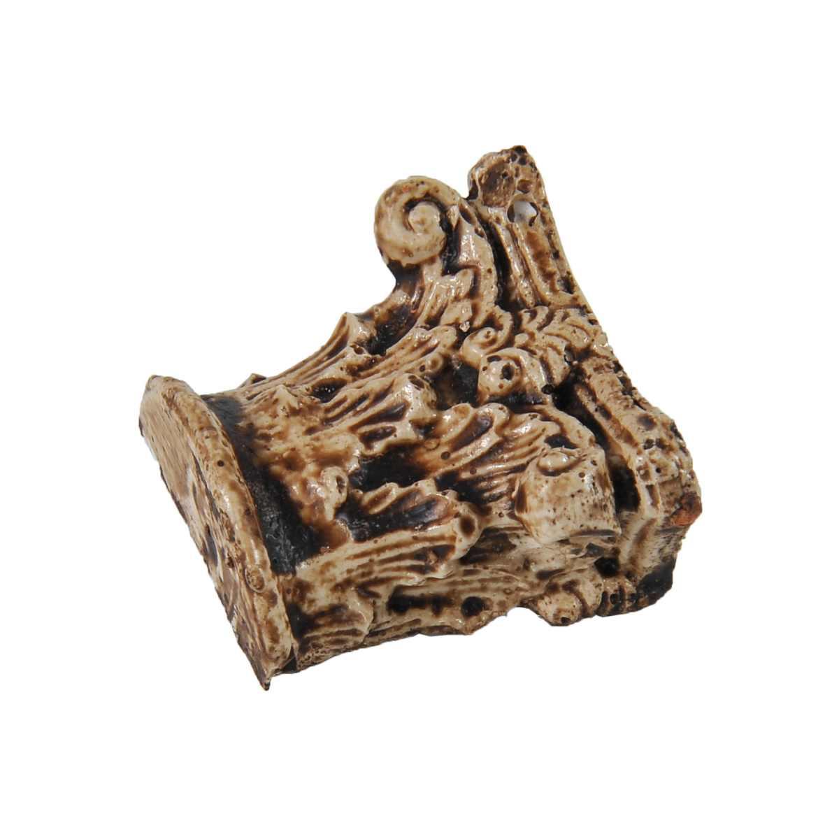 Capitello Corinzio Mezzo mm.35x15x30 in Resina | Rossi Rosa