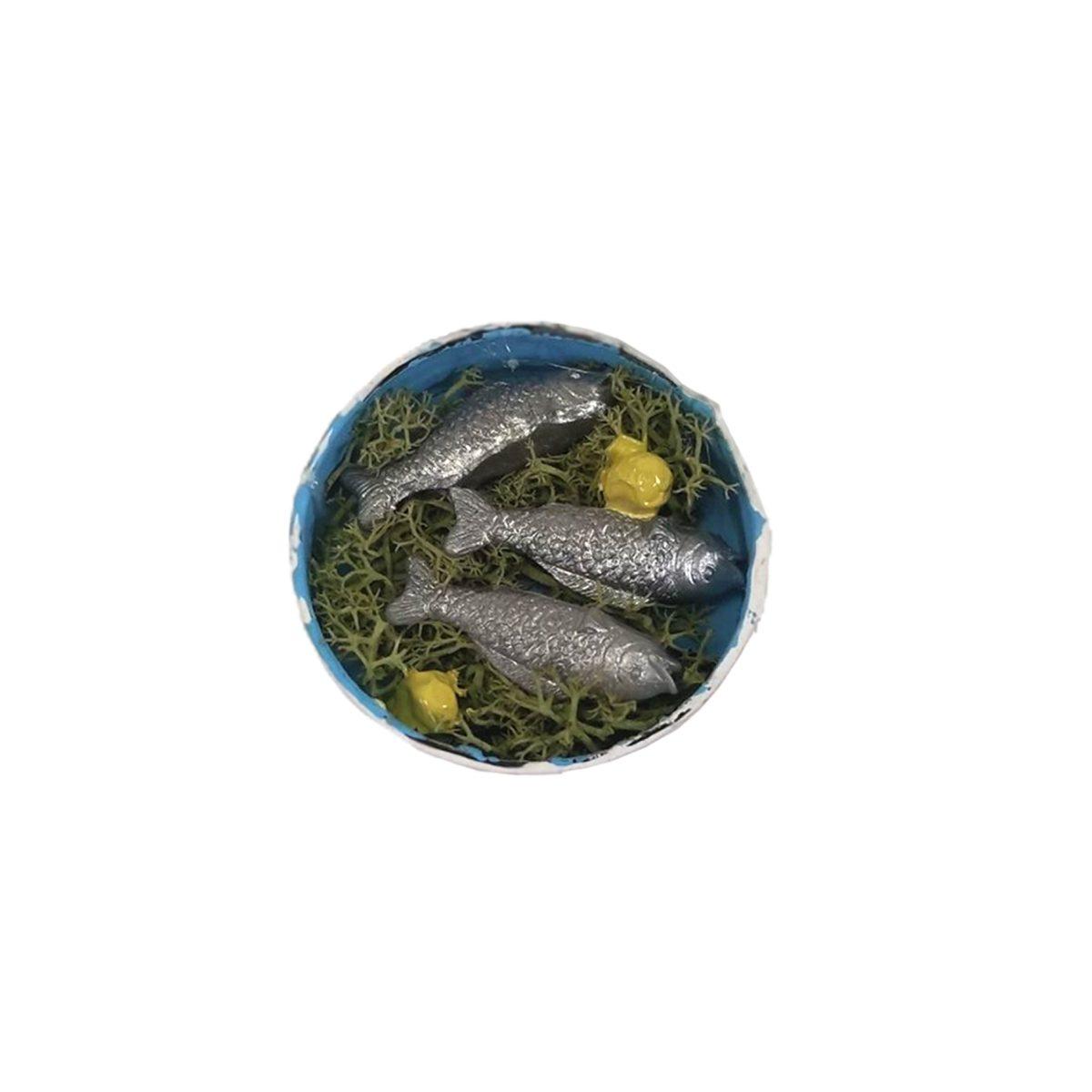 Cassetta Pesce cm.5xH1 | Rossi Rosa