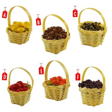 Cesta Alimenti Frutta cm.3xH3.5 6 Modelli | Rossi Rosa