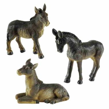 Animali Asinelli Set pz.3 | Rossi Rosa