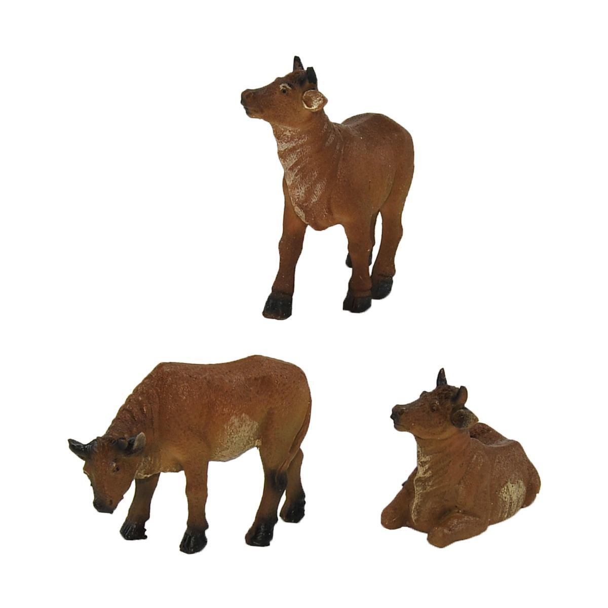 Bue cm.6/10 Set pz.3 | Rossi Rosa