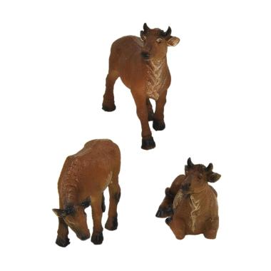 Bue cm.6/10 Set pz.3 | Rossi Rosa