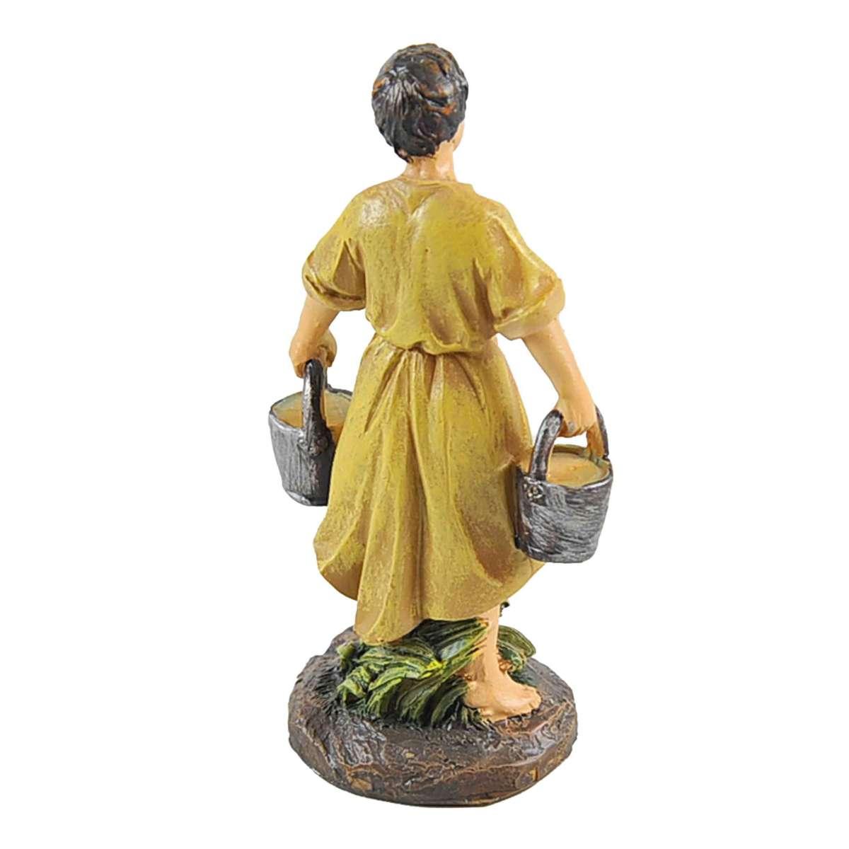 Statua cm.13 Pastori al Pozzo Set pz.4 | Rossi Rosa