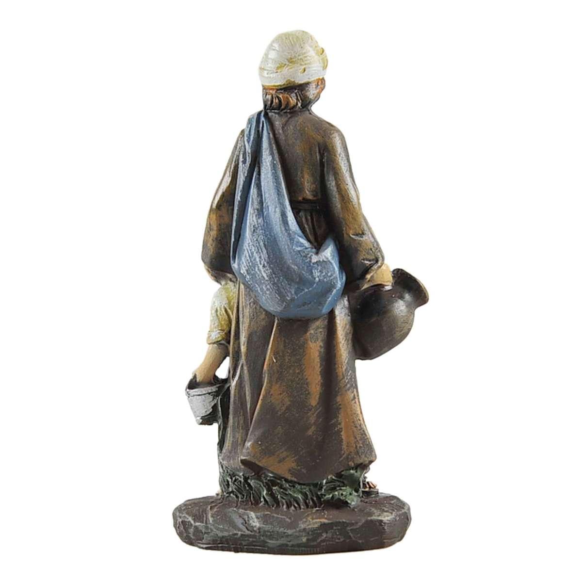 Statua cm.13 Pastori al Pozzo Set pz.4 | Rossi Rosa