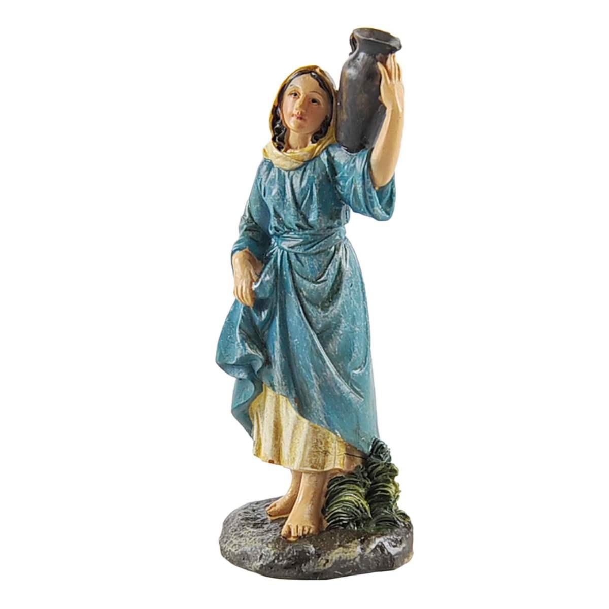 Statua cm.13 Pastori al Pozzo Set pz.4 | Rossi Rosa