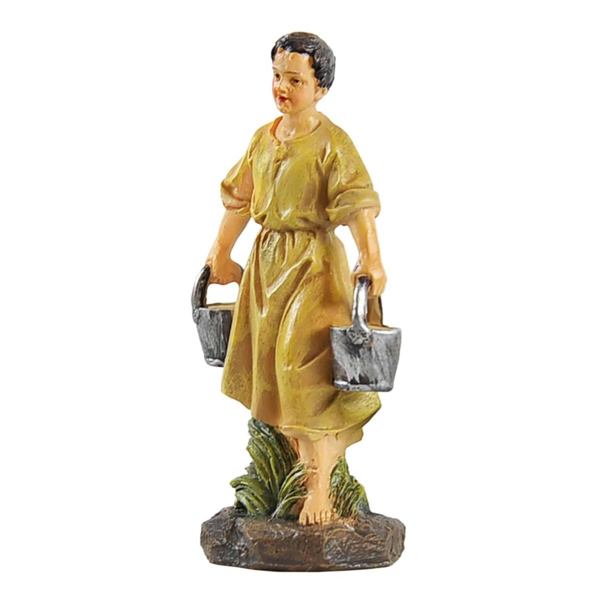 Statua cm.13 Pastori al Pozzo Set pz.4 | Rossi Rosa