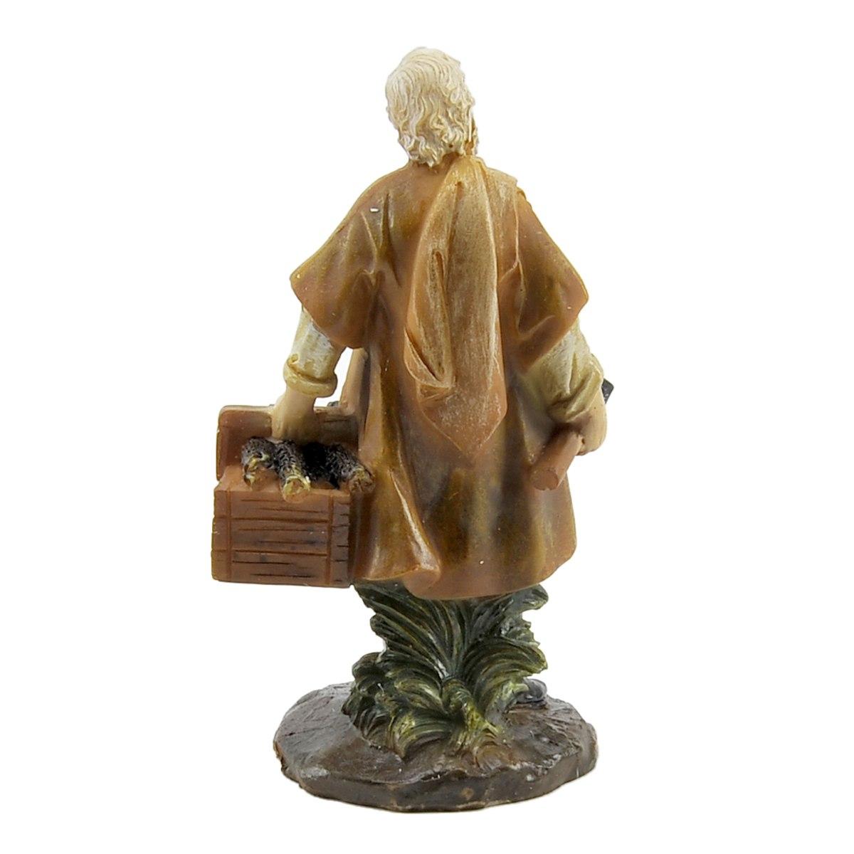 Statua cm.13 Falegnami con Banco Set pz.3 | Rossi Rosa