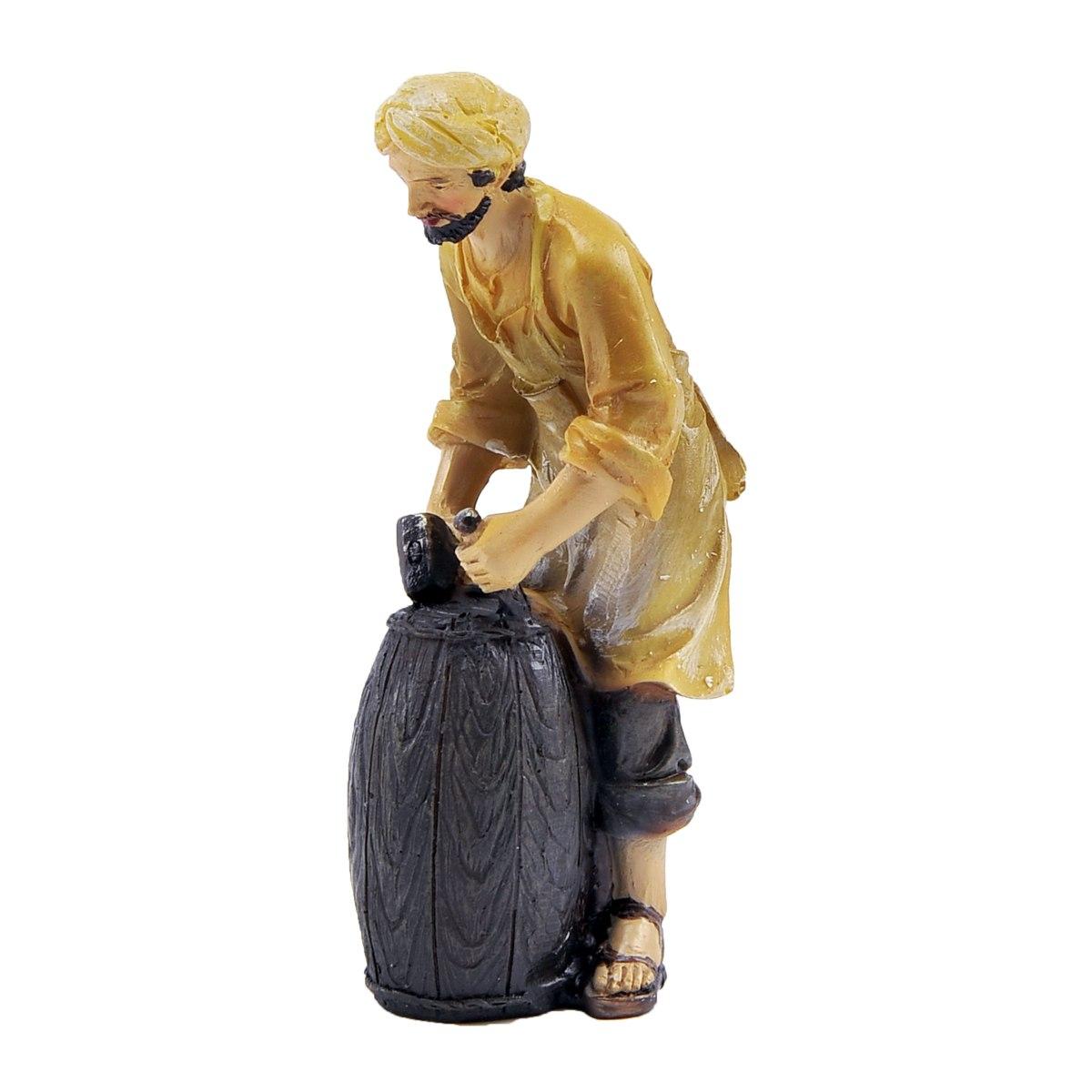 Statua cm.13 Falegnami con Banco Set pz.3 | Rossi Rosa