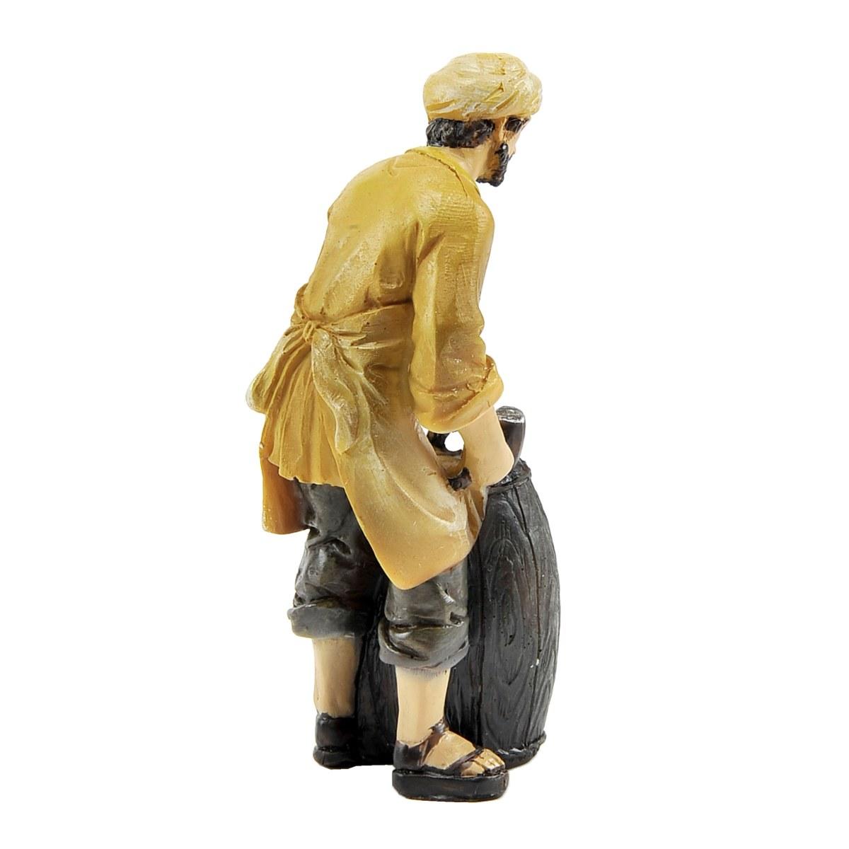 Statua cm.13 Falegnami con Banco Set pz.3 | Rossi Rosa