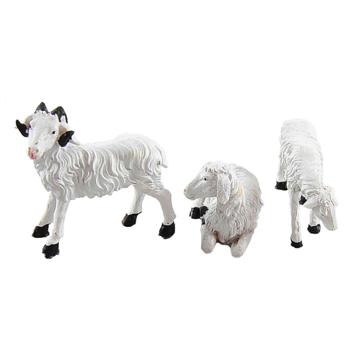 Animali Pecore cm.4/6 Set pz.3 | Rossi Rosa