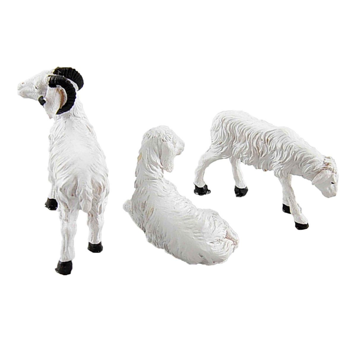 Animali Pecore cm.4/6 Set pz.3 | Rossi Rosa