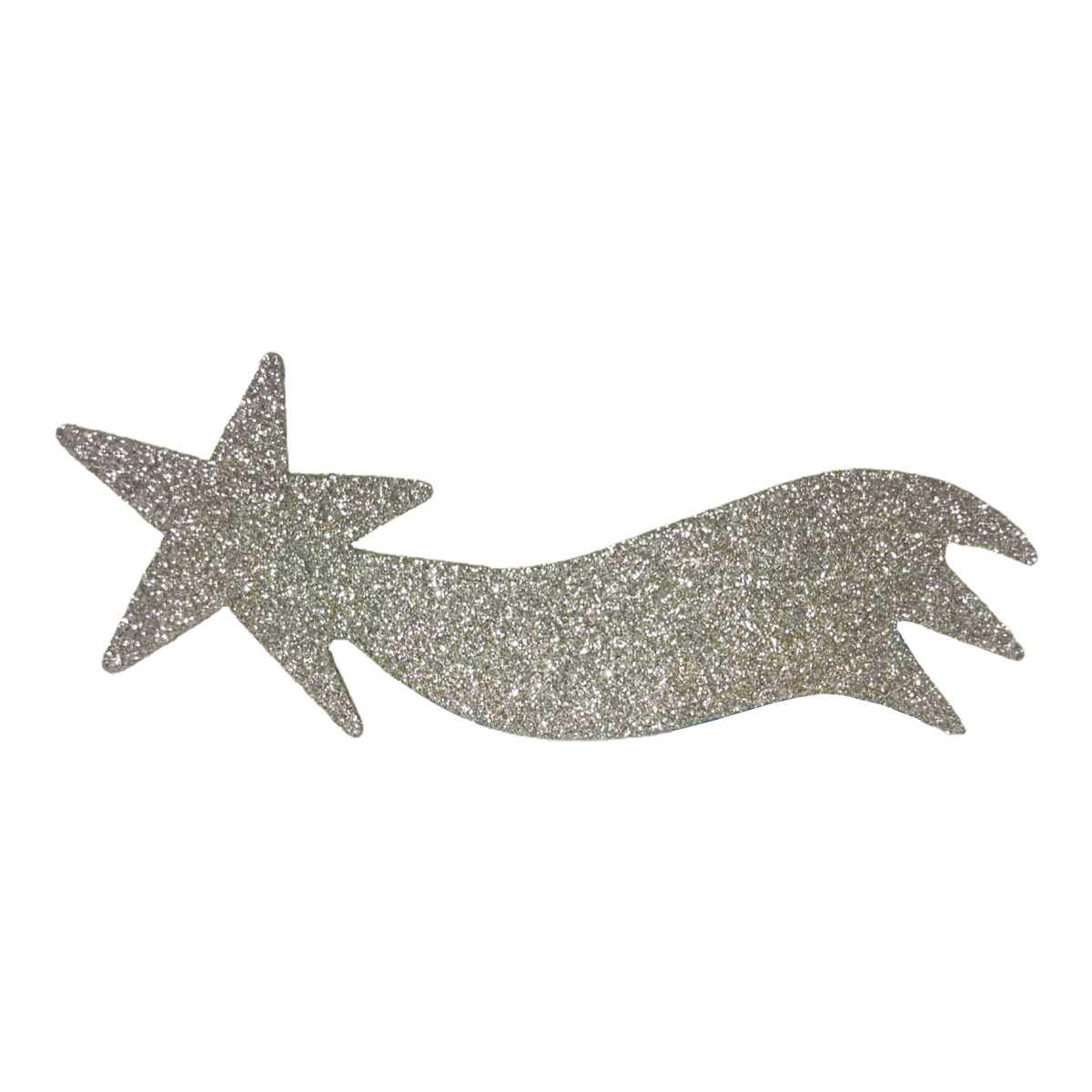 Stella Cometa Argento cm.22x7 | Rossi Rosa