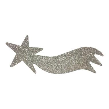 Stella Cometa Argento cm.22x7 | Rossi Rosa