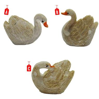 Cigno Bianco cm.2,5xH3 (Disp. 3 Modelli) | Rossi Rosa