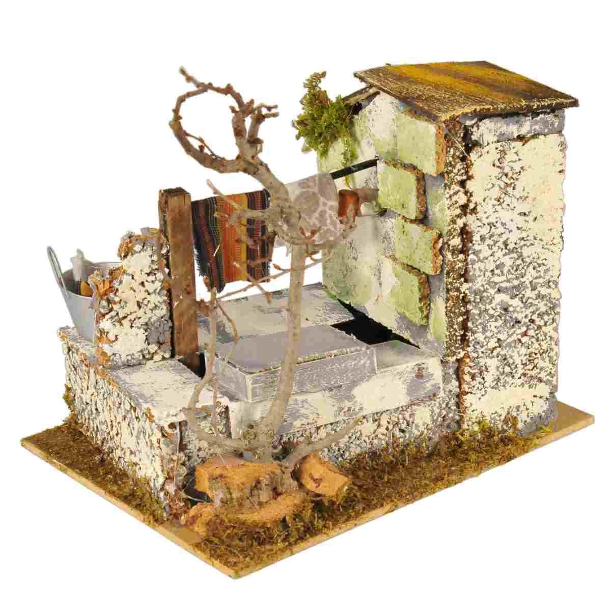 Fontana Elettrica con Panni cm.20x14x17 | Rossi Rosa