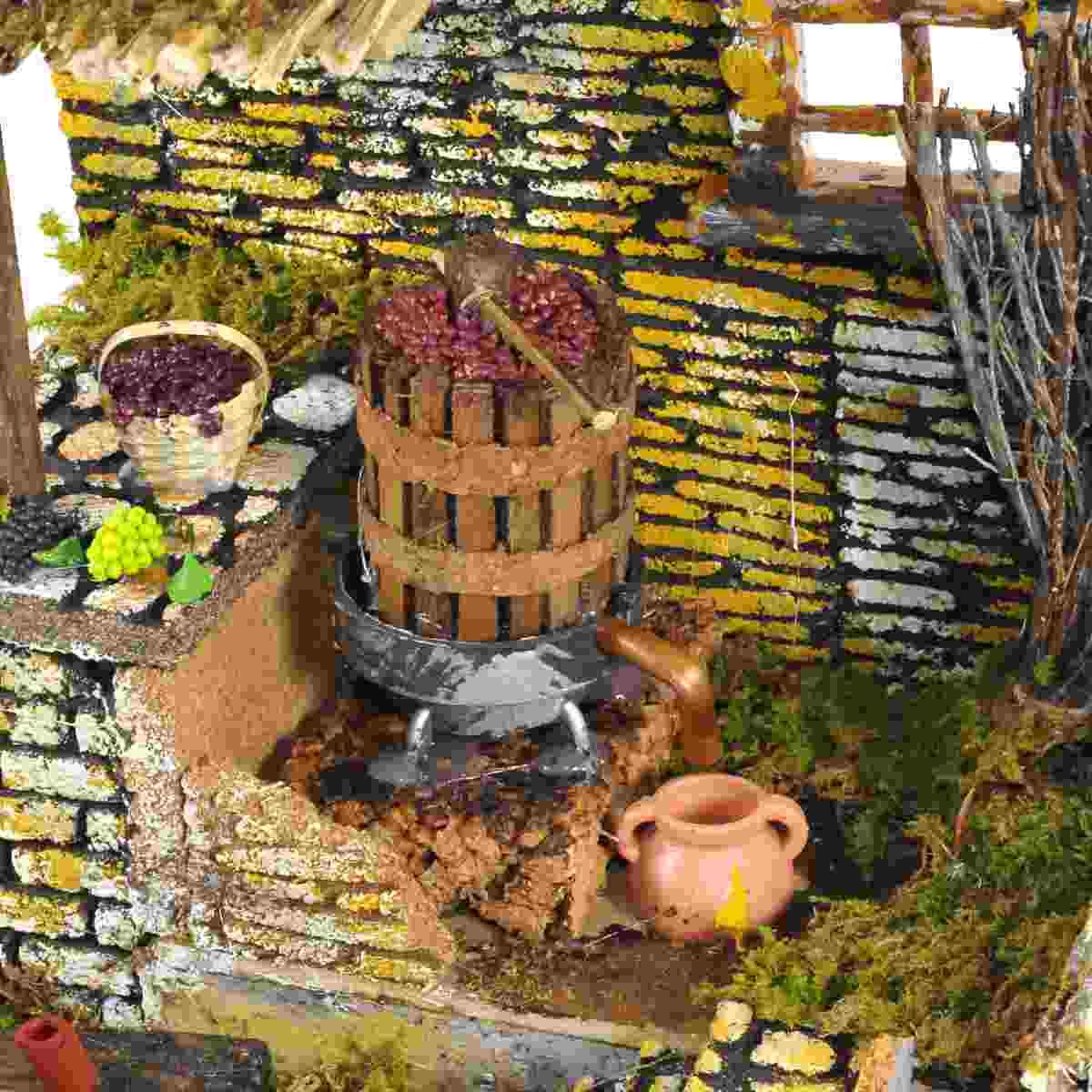 Fontana Elettrica con Torchio Uva Elettrico cm.24x21x25 | Rossi Rosa