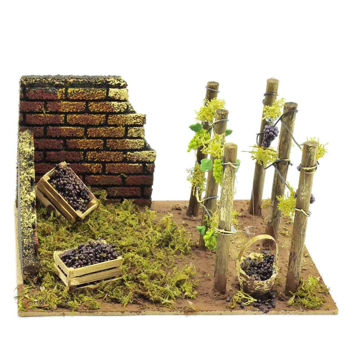 Vigneto cm.20x14xH10,5 | Rossi Rosa