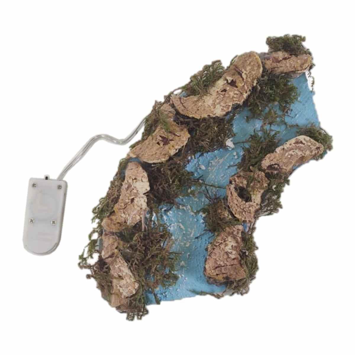 Curva per Fiume con 5 Luci Led cm.10x22 | Rossi Rosa