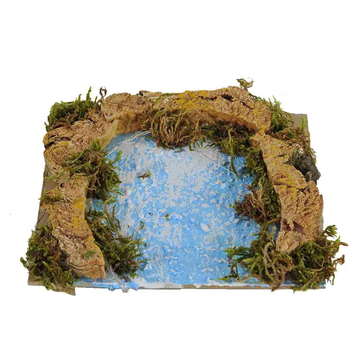 Finale per Fiume con 5 Luci Led cm.14x13 | Rossi Rosa