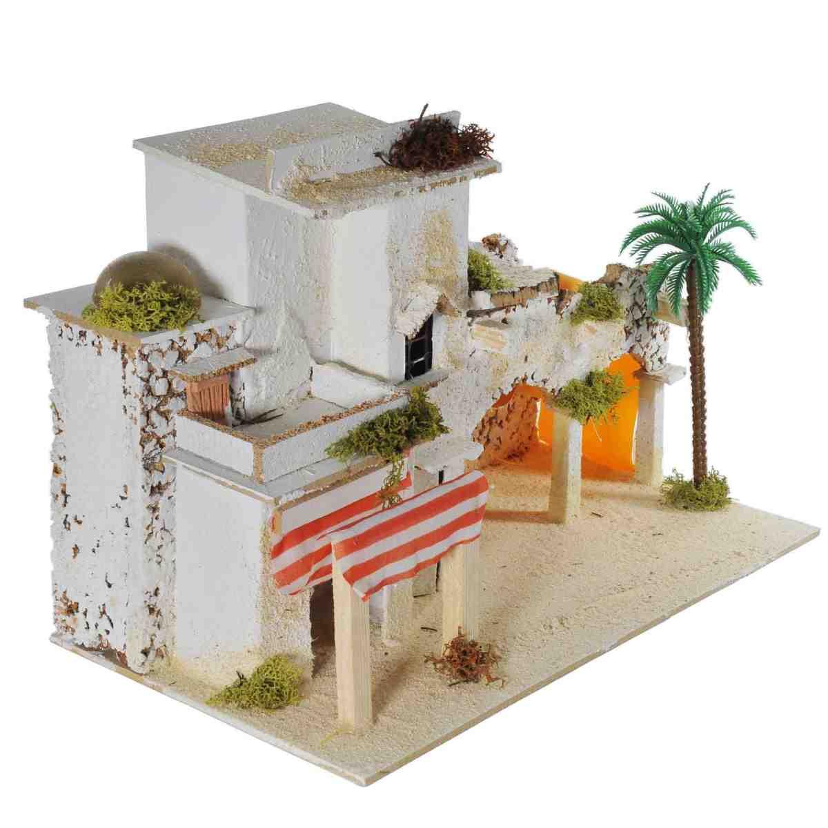 Minareto Arabo con Cupola cm.33X18X22 | Rossi Rosa