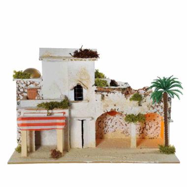 Minareto Arabo con Cupola cm.33X18X22 | Rossi Rosa