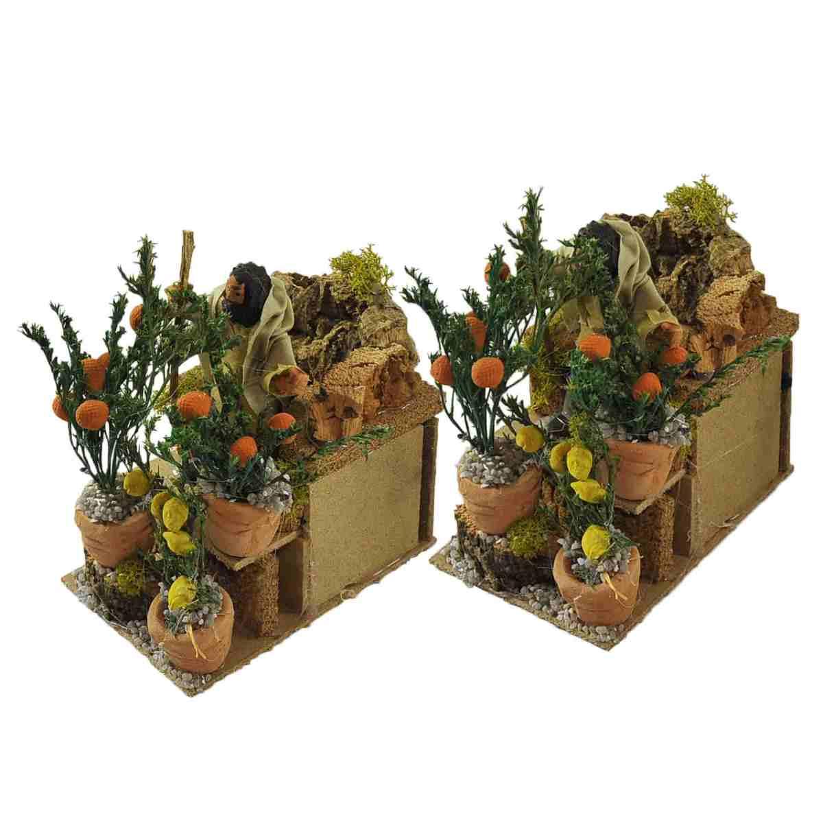 Statua con Movimento - Giardiniere cm.10 | Rossi Rosa