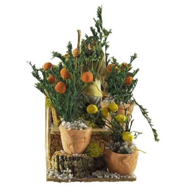 Statua con Movimento - Giardiniere cm.10 | Rossi Rosa