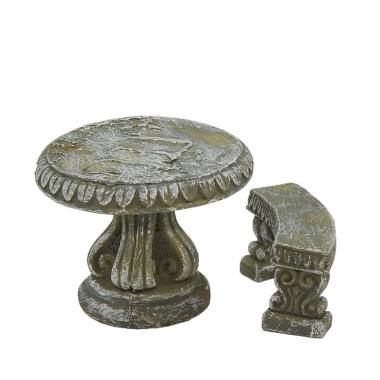 Tavolo Tondo con Panca | Rossi Rosa