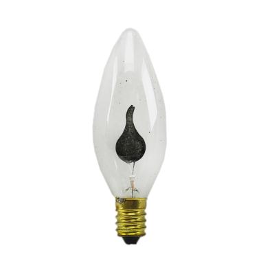 Lampadina E14 Oliva Effetto Fuoco 3W 220V mm.32x10 | Rossi Rosa